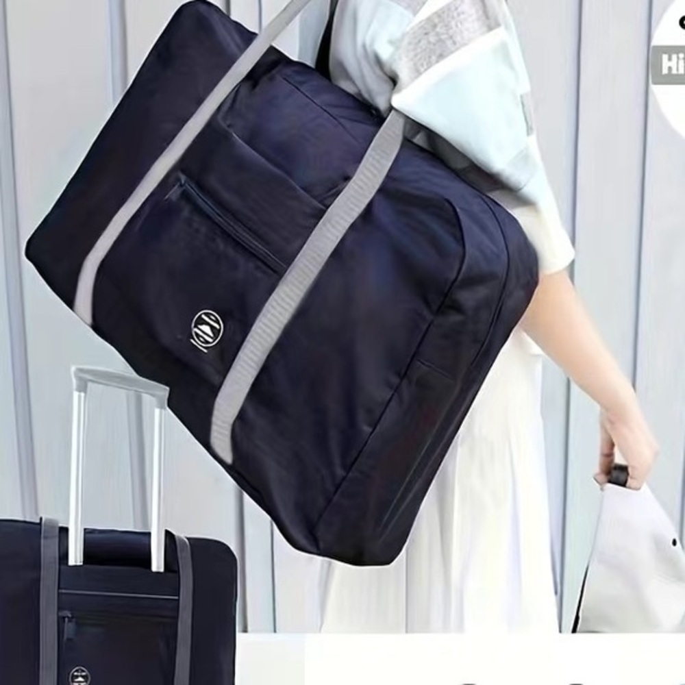 Large Folding Travel Bag - Black New